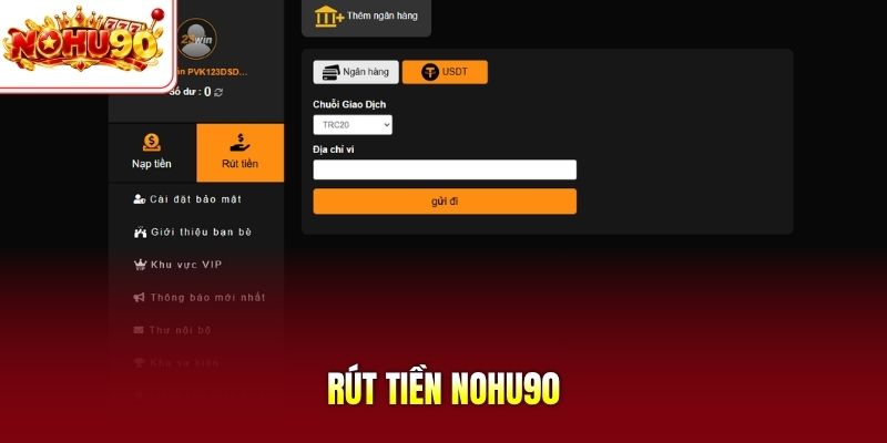 Rút tiền nohu90